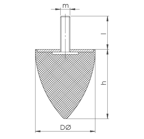 Odbojnik gumowy - KP - obrazek 2