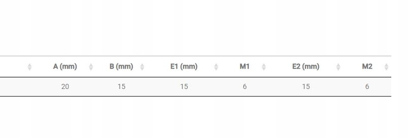 Wibroizolator walcowy 20mmx15mm M6x15mm - obrazek 2