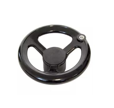 Koło ręczne bakelitowe 200mm otwór na rękojeść M12