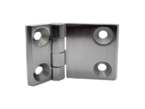 Zawias płaski 90x60mm stal 4 otwory INOX