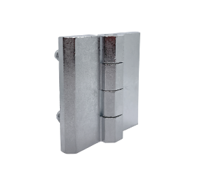 Zawias płaski 40x40mm chrom 4 śruby skrzydełkowy