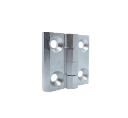 Zawias płaski 30x30mm chrom 4 otwory skrzydełkowy