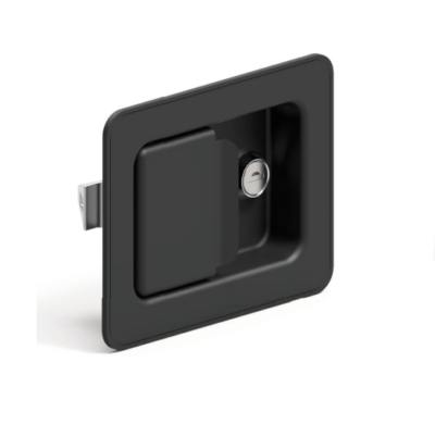 Zamek zatrzaskowy kontenerowy 115x84mm lakier długi język