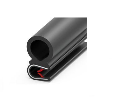 Uszczelka EPDM+PVC 1-3,5mm '707' boczna METR BIEŻĄCY