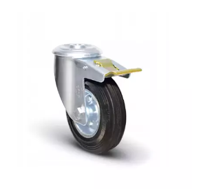 Koło obrotowe 150mm otwór udźwig do 130kg hamulec