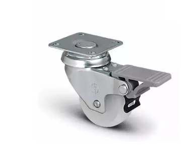 Koło obrotowe 75mm płyta udźwig do 55kg hamulec