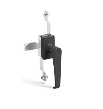 Zamek przemysłowy ryglowany typ L z panelem poliamid