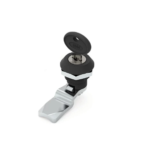 Zamek ćwierćobrotowy lakier klucz euro szerszy otwór