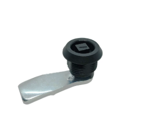 Zamek przemysłowy kwadratowy 8mm poliamid ćwierćobrotowy