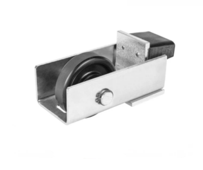 Rolka najazdu z odbojnikiem do profilu 80x80mm.