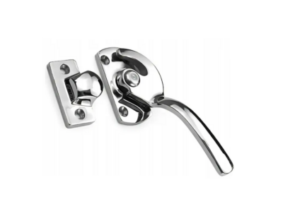 Zamek obrotowy 116 mm, klamka, blokada zatrzask do drzwi – prawy INOX
